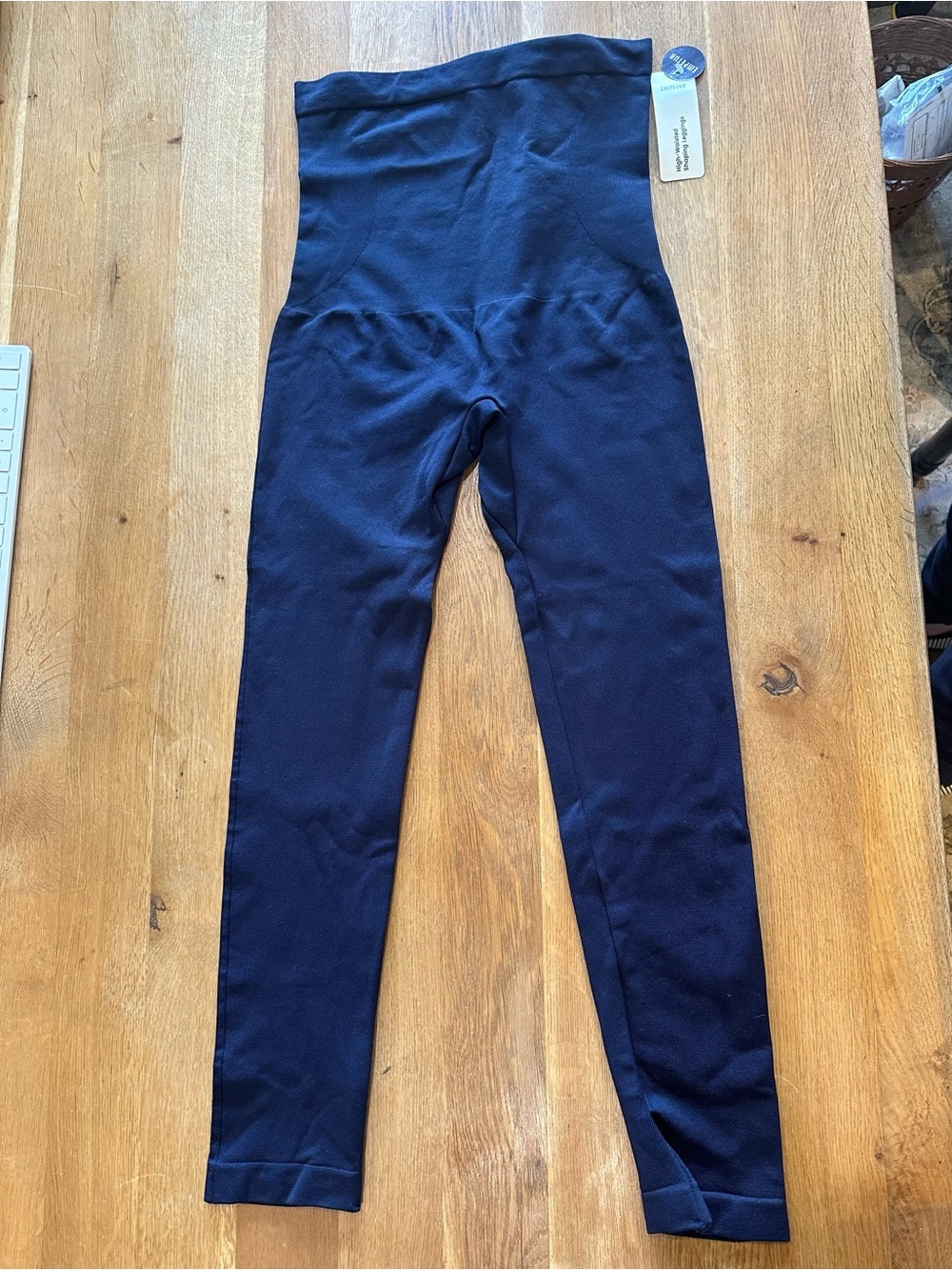 Shapermint Dark Blue High-Waist Leggings